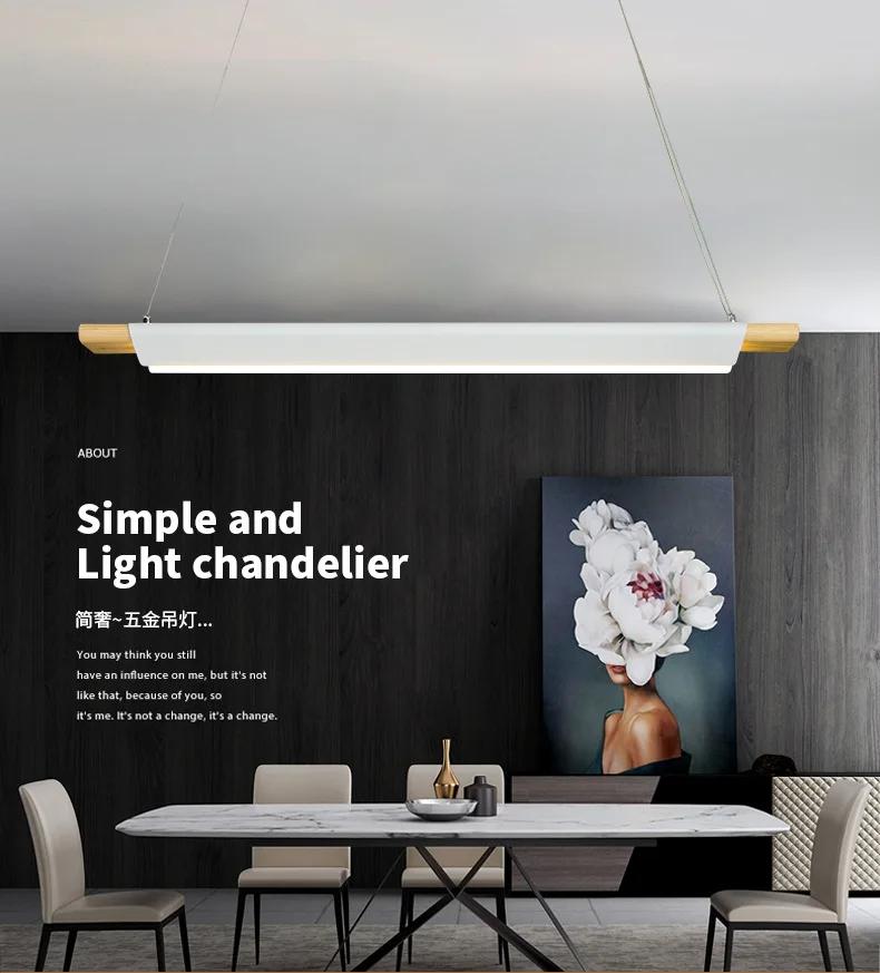 Simple light luxury living room chandelier dining coffee shop hardware creative lamps exhibition hall led