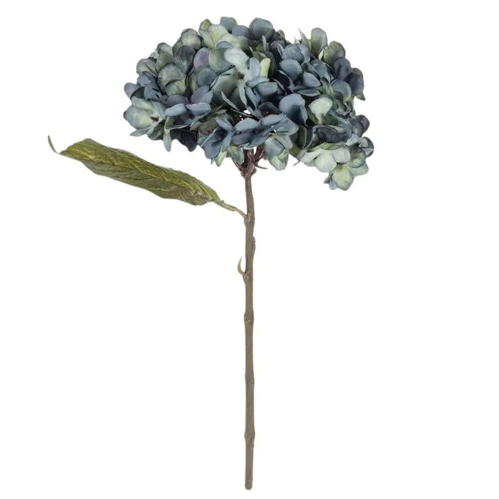 1/2/5Pcss Single Stem Artificial Hydrangea Lifelike Fake Plant Simulated Flower  for Indoor Decor