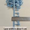 Polyester Fringe Lace Trim for DIY Crafts, Tablecloths, and Curtains