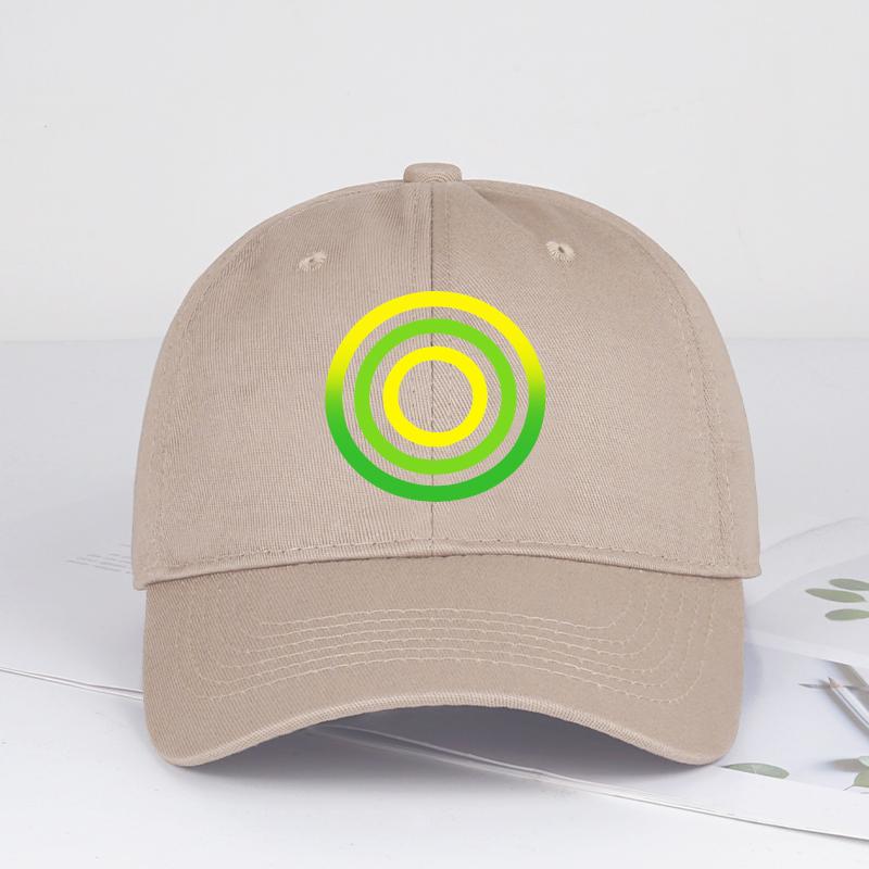 

Colorful Ring Logo Printed Soft-Top Baseball Cap Soft, Comfortable, Adjustable Trendy Neon Style with Vibrant Personality Unisex