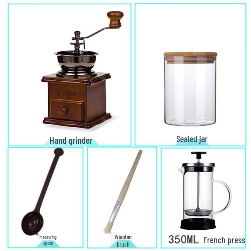 Jiaqi Manual Wood Coffee Grinder