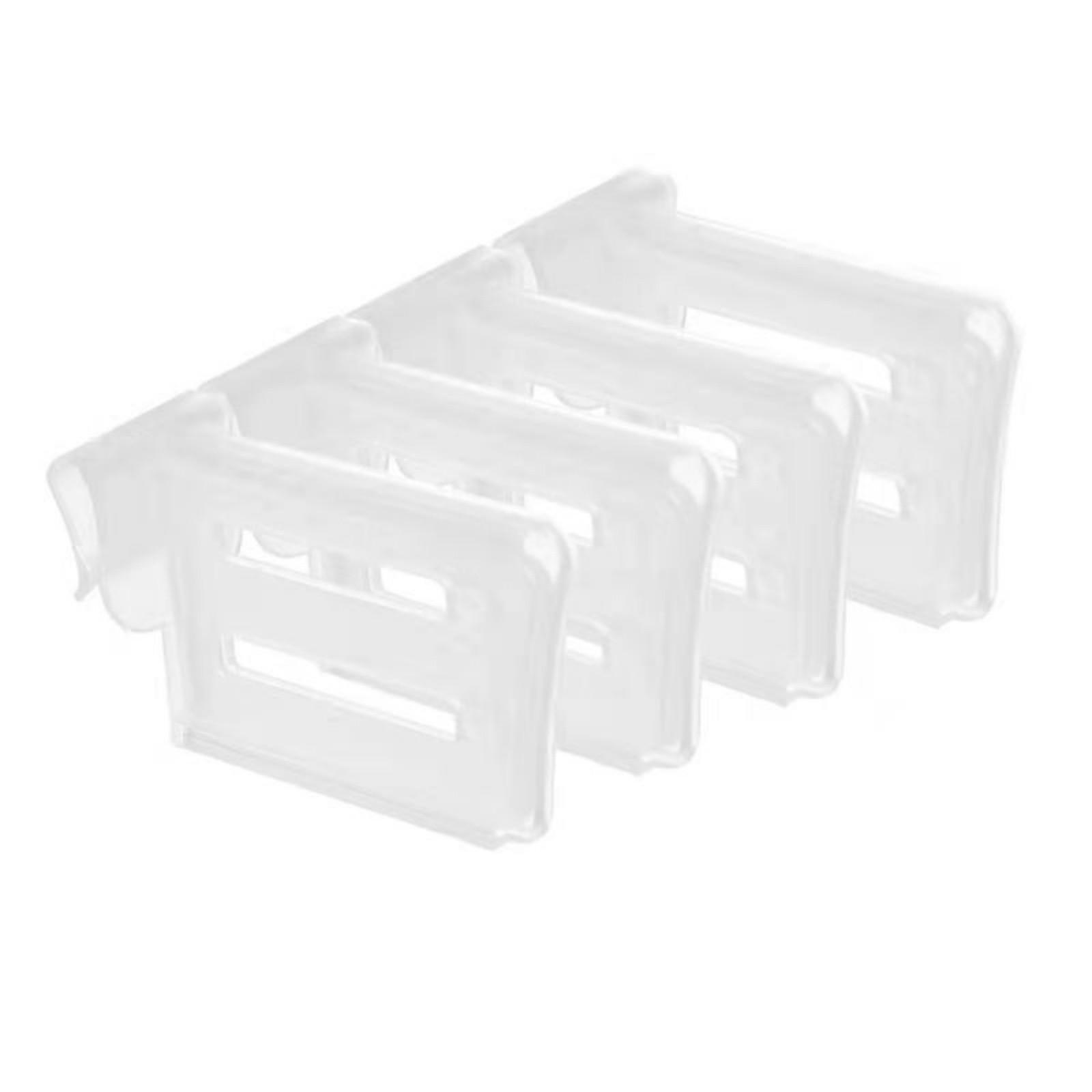 

4 шт. Телескопический раздвижной разделитель полок для холодильника, ящики для хранения, зажимы для перегородок, органайзер для хранения, разделение пространства, бутылки, пакеты для еды, органайзер