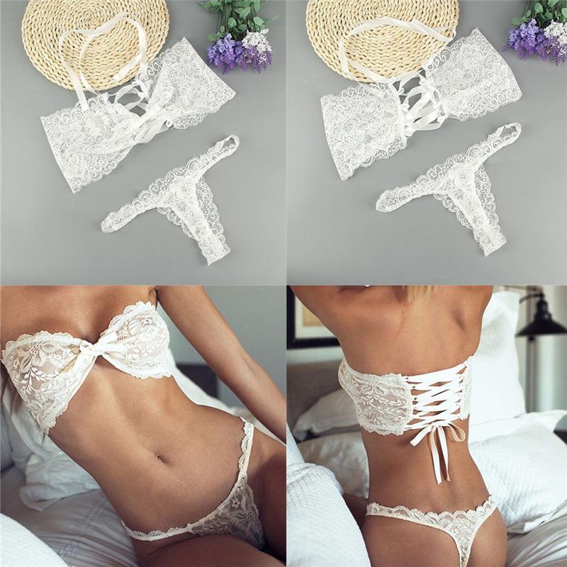 Sexy Women'S Lingerie Babydoll Sleepwear Lace Dress Underwear G-String Nightwear