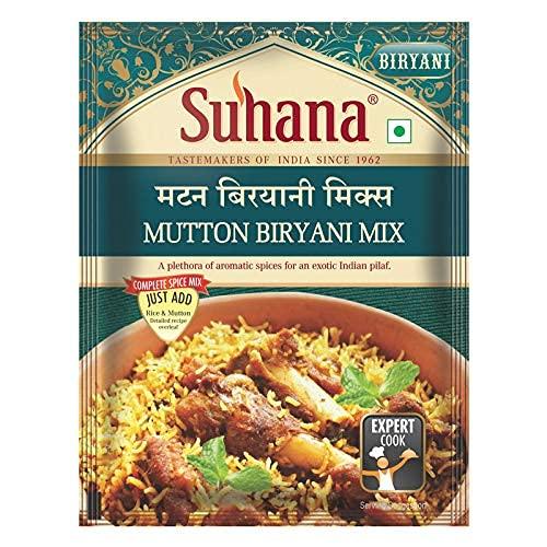 

Suhana Mutton Biryani Spice Mix 50 g Pack Of 5 Aromatic Rice Seasoning For Quick Homemade Family Meals Dinner Dish