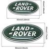 2 adet Land Rover Izgara Rozeti Bagaj Kapağı Oval Rozet Etiketi Uyar, Land Rover Range Rover Rozet İsimliği Uyar (koyu yeşil)