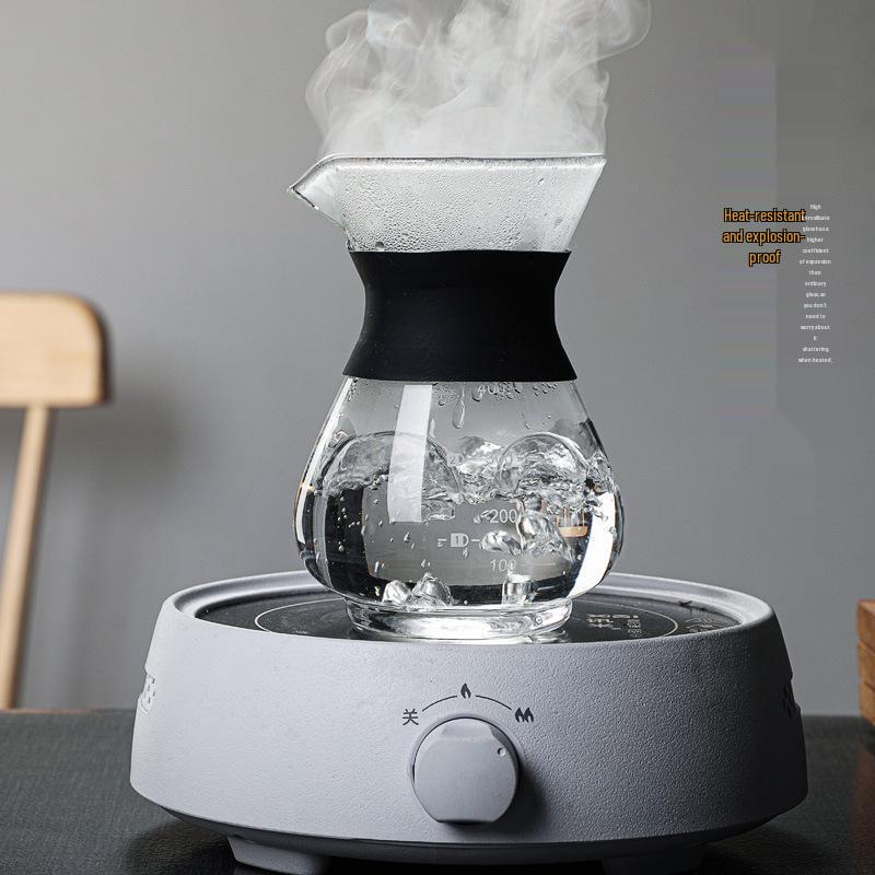 Thickened Glass Pour-Over Coffee Maker and Sharing Pot for Home Use