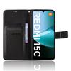 For Xiaomi Redmi 15C 4G (171mm) Leather Wallet Case with Strap Diamond Texture Phone Cover