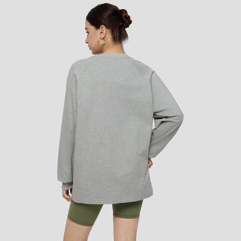 GAP Unisex 2026 Spring Logo Cotton Crew Neck Long Sleeve T-Shirt