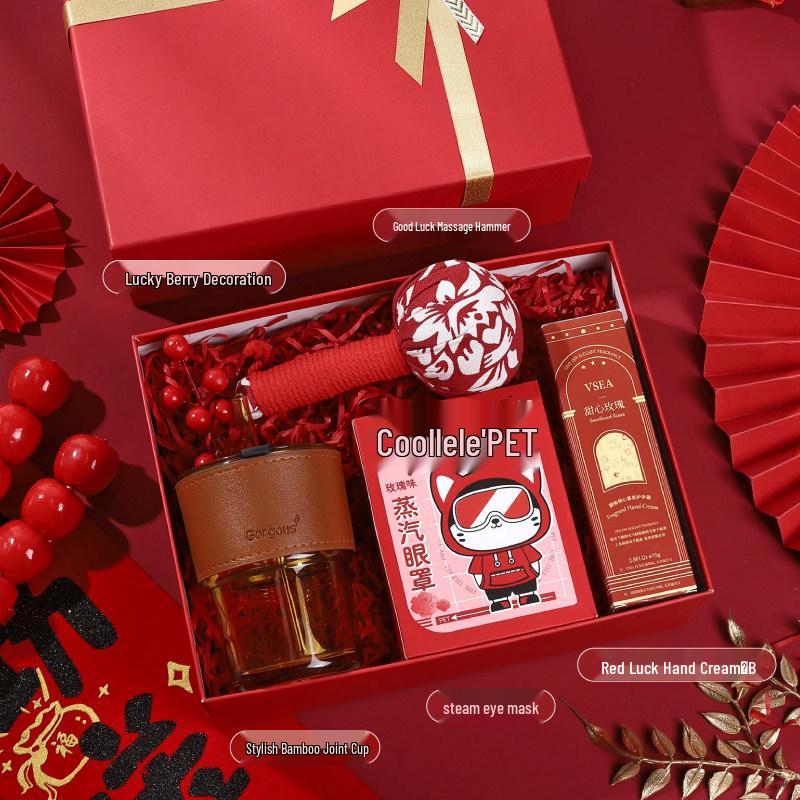 2026 Year of the Horse Employee Gifts: Customizable Creative Company Gift Set with Logo for New Year Souvenirs