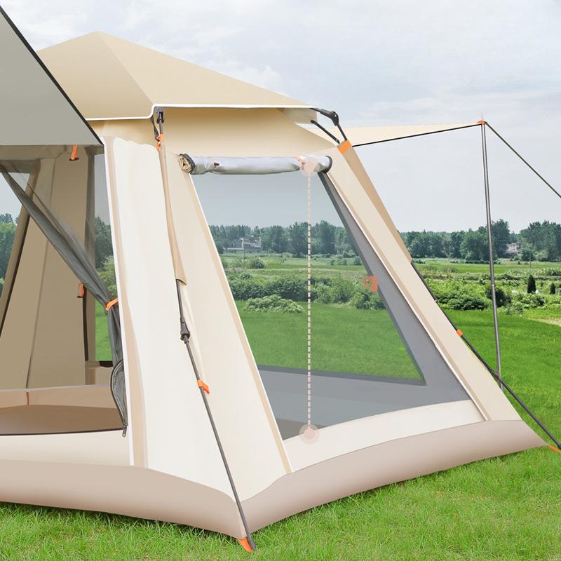 Outdoor Automatic Thickened Quickly Open Windproof Storm Park Tent Outdoor Camping Portable Foldable Tent Sun Protection