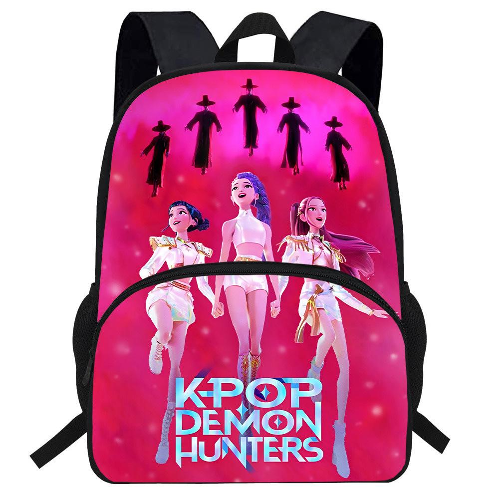 Anime Witch Hunter Group Men'S And Women'S Backpacks, Elementary School Students' Backpacks, Large-Capacity Printed Casual Backpacks