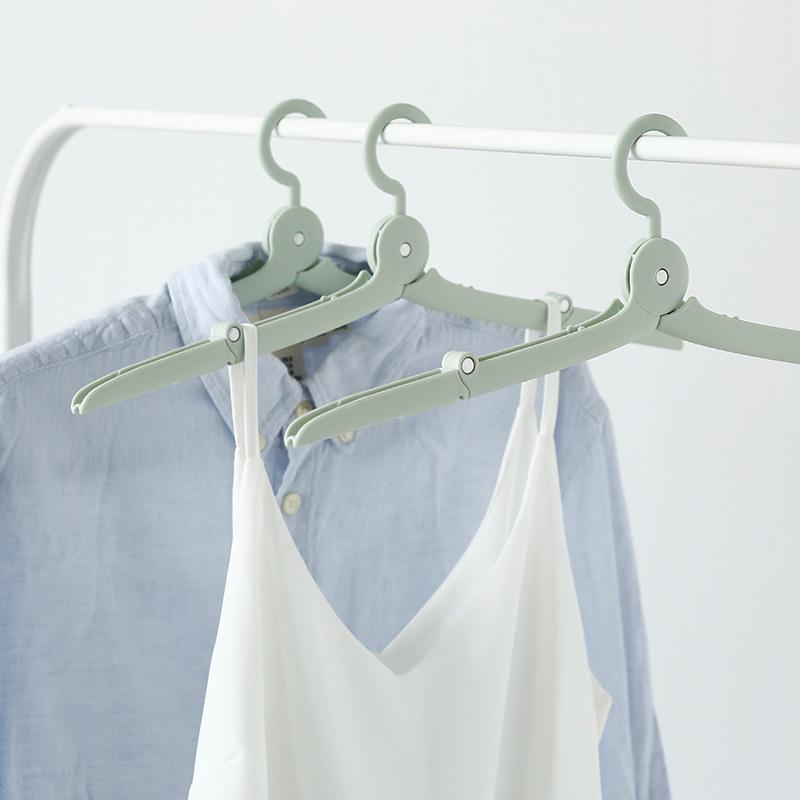 Portable Mini Foldable Clothes Hanger: Non-slip, Windproof Drying Rack for Travel and Business Trips, Lightweight At 40g.