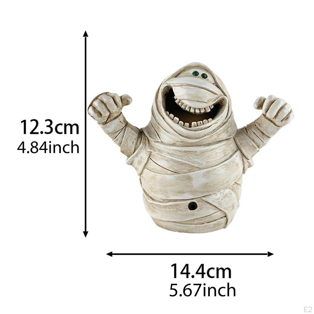 Halloween Mummy Ornament Figurine Compact Easy to Use Tabletop Sculpture Resin Statue for