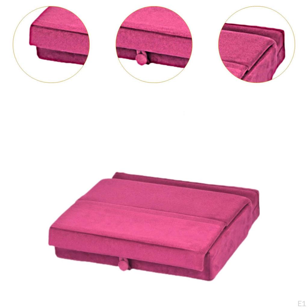 Portable Tablet Holder with Soft Pad Dock for Multi-Angle Use on Lap And Desk