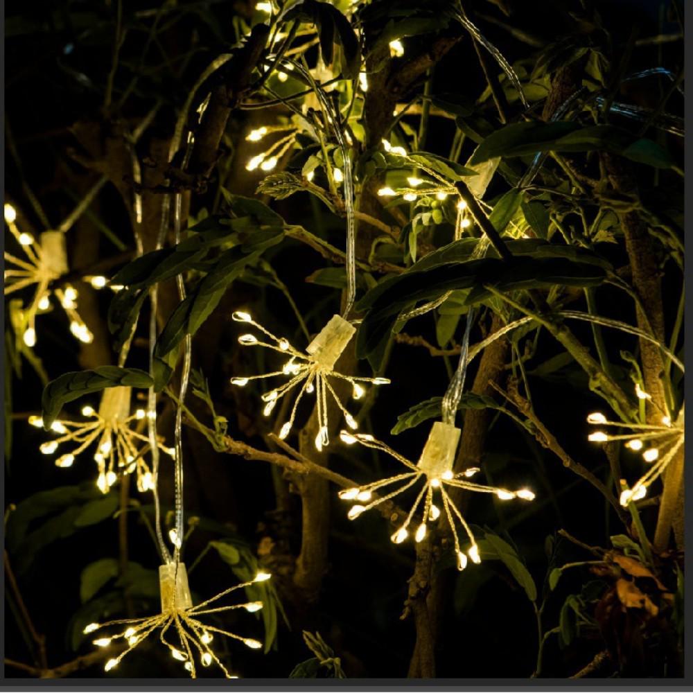 USB LED Firework String Lights with Remote - Colorful Fairy Lights for Party & Festival Decoration