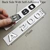 3D ABS A180 A200 B180 B200 Logo Emblem Letters Sticker Car Trunk Badge For Mercedes Benz Auto Accessories