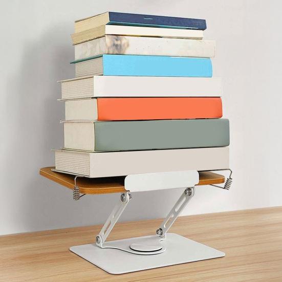 Rotating Folding Reading Stand Adjustable Book Holder with 360° Rotating Bases Foldable Designs