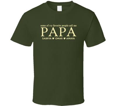 Papa für Trina T-Shirt