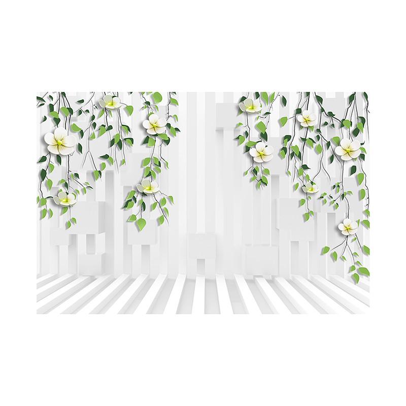 Floral Vine Wallpaper Backdrop,Romantic Ambiance Backdrop for Weddings,Spring/Summer Events,Flower Decor,Party Backdrop,Photo Gallery