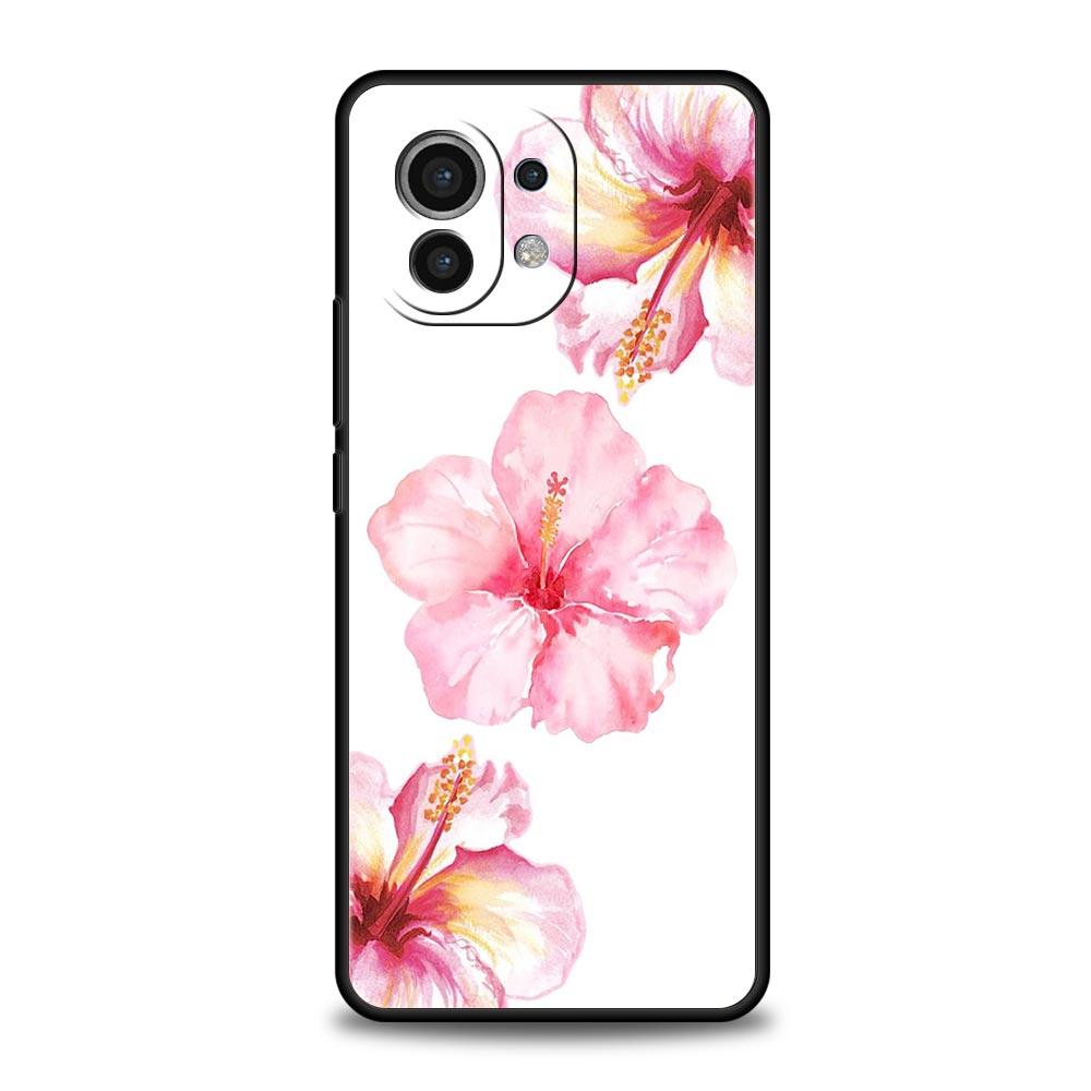 

Чехол для телефона для Xiaomi Mi 15 14 13 12 11 Lite 14T 13T 12T 11T Pro Poco X7 X6 X5 X3 Pro F6 F5 F4 Чехол Каллиграфия Цветок Xiaomi 14T Pro