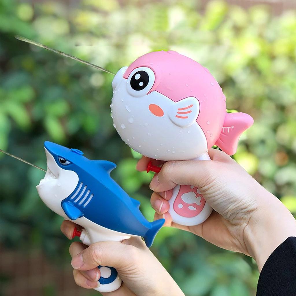Cartoon Shark Water Toy Shark Effect High Capacity Squirt Toy Water Guns for Summer Pool Beach Fun