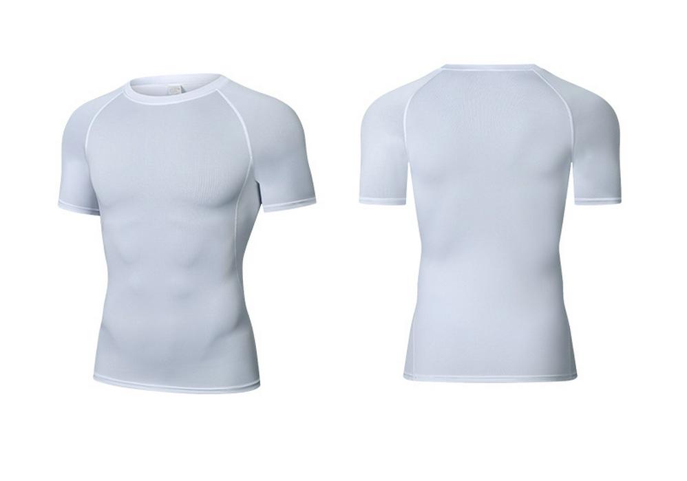 Elite Short Sleeve Basketball Compression Shirt - Breathable, Quick-Drying, Sweat-Wicking Fitness Base Layer