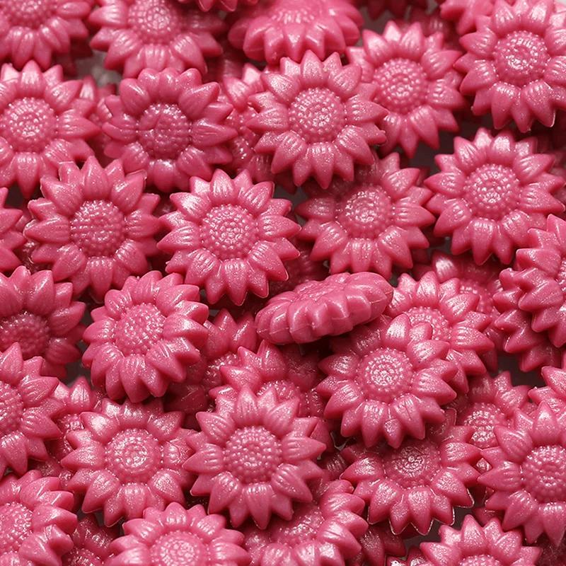 500g Cute Beautiful Mixed Color Sunflower Sealing Wax Particles  for Invitation Envelope Sealing Craft Decoration