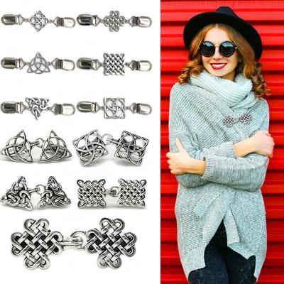 Vintage Style Cardigan Clip Multifunctional Clip Clip Clasps New Design Sweater Blouse Pin