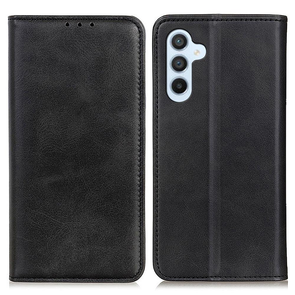 

For Samsung Galaxy A17 Case Split Leather Flip Wallet Phone Cover Black