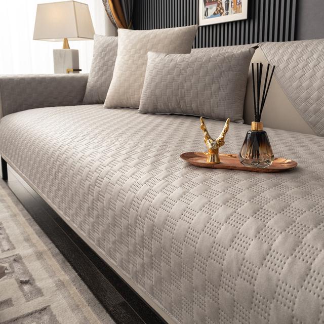 

Водоотталкивающий чехол для дивана, техническая ткань, универсальное полотенце для дивана, противоскользящая комбинированная подушка для дивана, чехол для гостиной 110x240cm 1pc