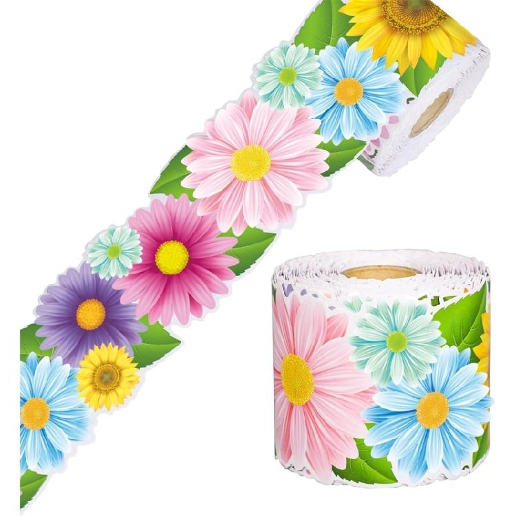 Decorations for School Bulletin Board Border Wall Locker Decoration Bulletin Board Border Flower Scalloped Border Trim