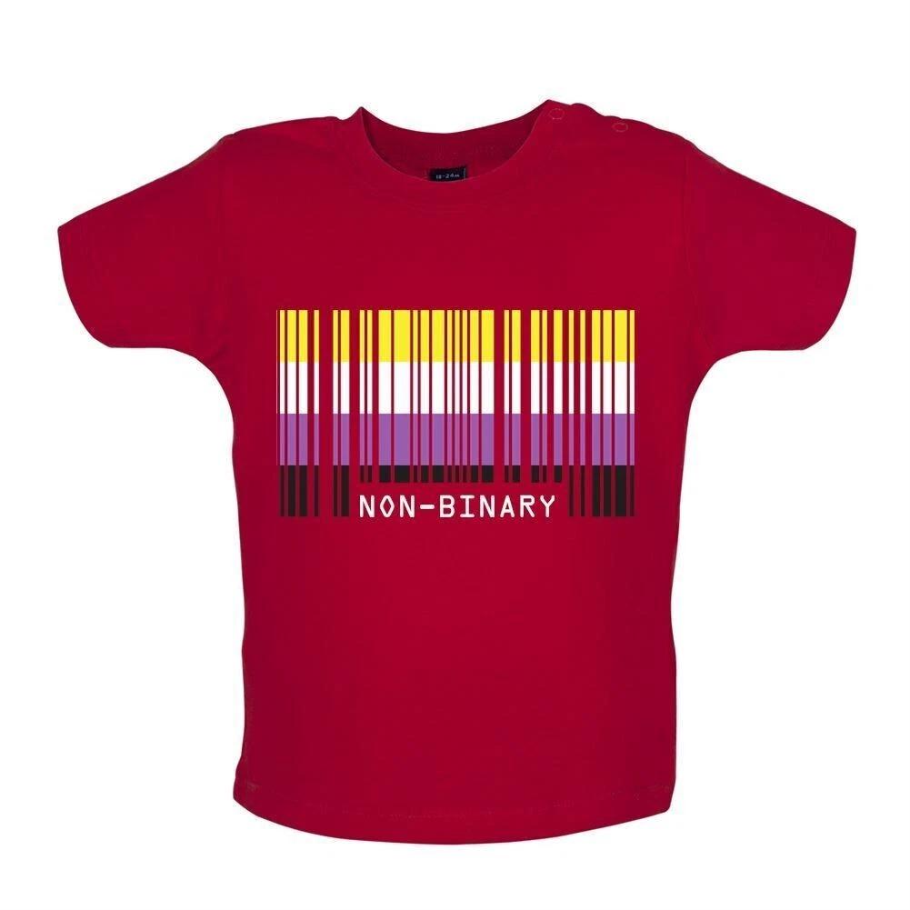

LGBT Bars Flags Nonbinary - Kids Baby Kids Boys Girls Unisex T-Shirt / Bodysuit - Pride Gay Bi Lesbian 160