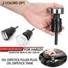 Motorrad Zubehör Ölmessstab Einfüllstopfen Temperatur Tankdeckel Für Harley Sportster Iron XL 883 XL1200 X48 XL883 2004-