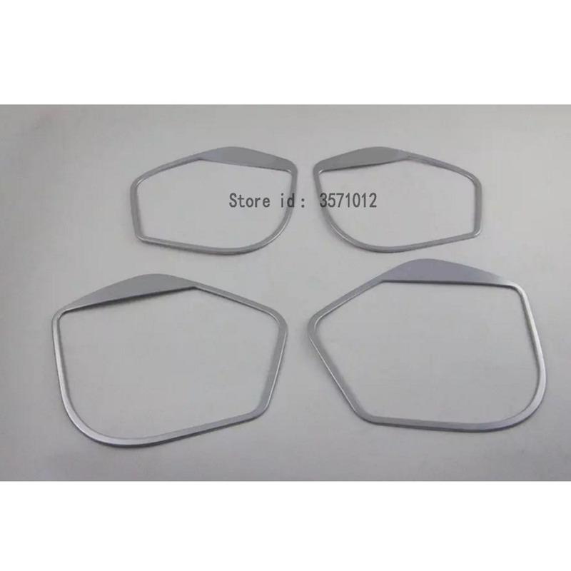 For Mazda CX-5 CX5 2012 2013 2014 2015 2016 Car Door Detector Stick Abs Matte ide Audio Speak Sound Ring Circle Lamp Trim