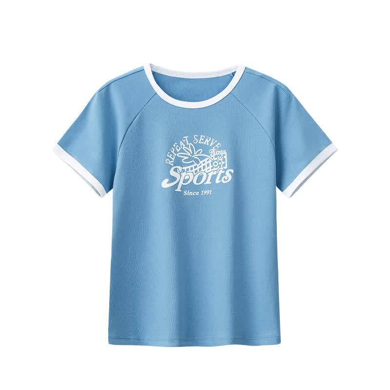 ANTA Women s Retro Ice Silk Short Sleeve T-shirt 160/S