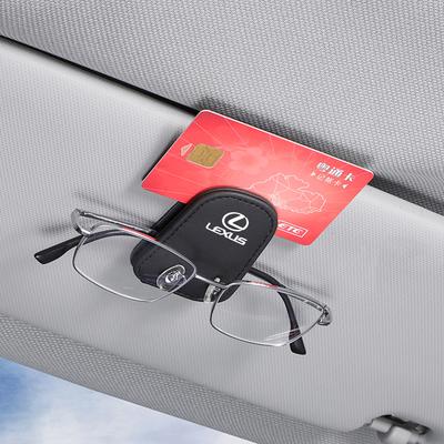 1Pcs Car Sun Visor Sunglasses Clip Universal Ticket Card Clamp For F SPORT GX460 Ct200h IS250 ES 220D IS200 Fsport GS GX