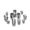 150Pcs/lot 1.5-2.5mm Stainless Steel Crimp End Beads Clasps Wire Stopper Spacer Connectors For DIY Jewelry Making Accessories