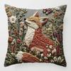 45Cm Pillow Case Vintage Bohemian Style Decorative Pillowcase Elephant Print Flower Bird Sheep Cushion Cover Bedroom Accent