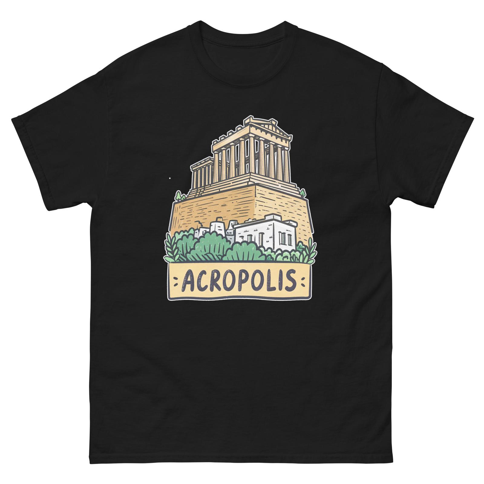 Acropolis Attraction Landmark Travel T-Shirt XXXL