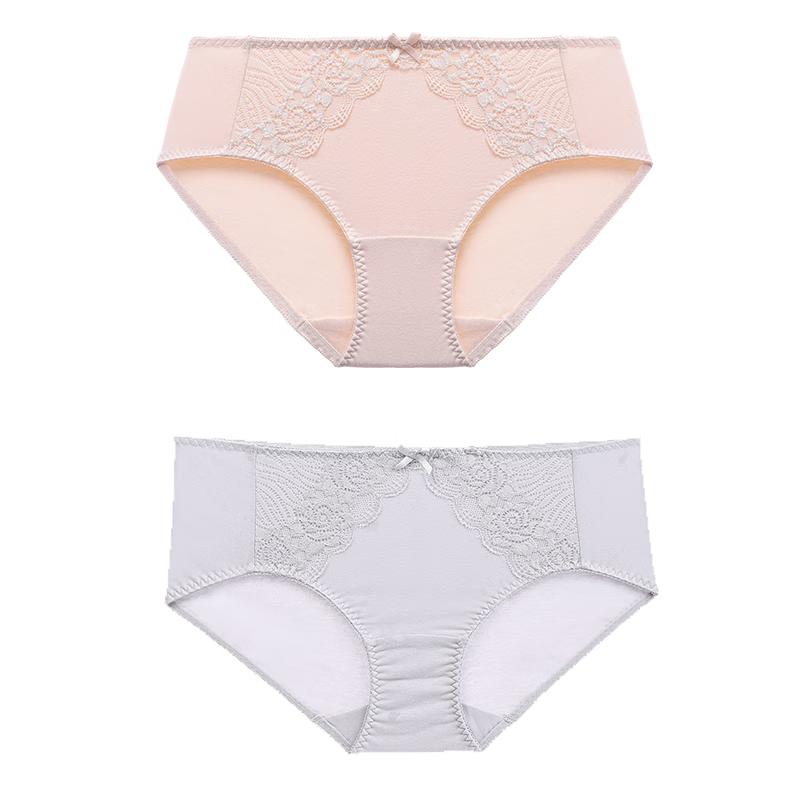 

Бесшовные хлопковые трусы с кружевом Audiffren для женщин M