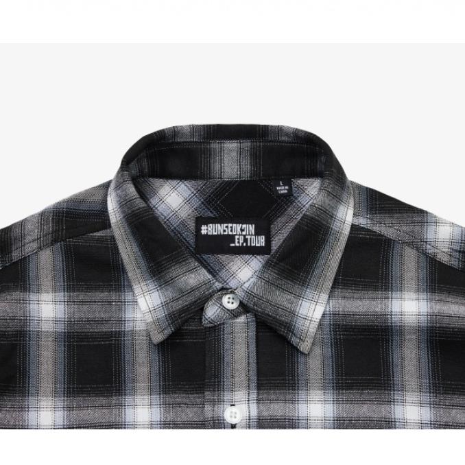 2nd Pre-order BTS RUNSEOKJIN EP.TOUR Check Shirt