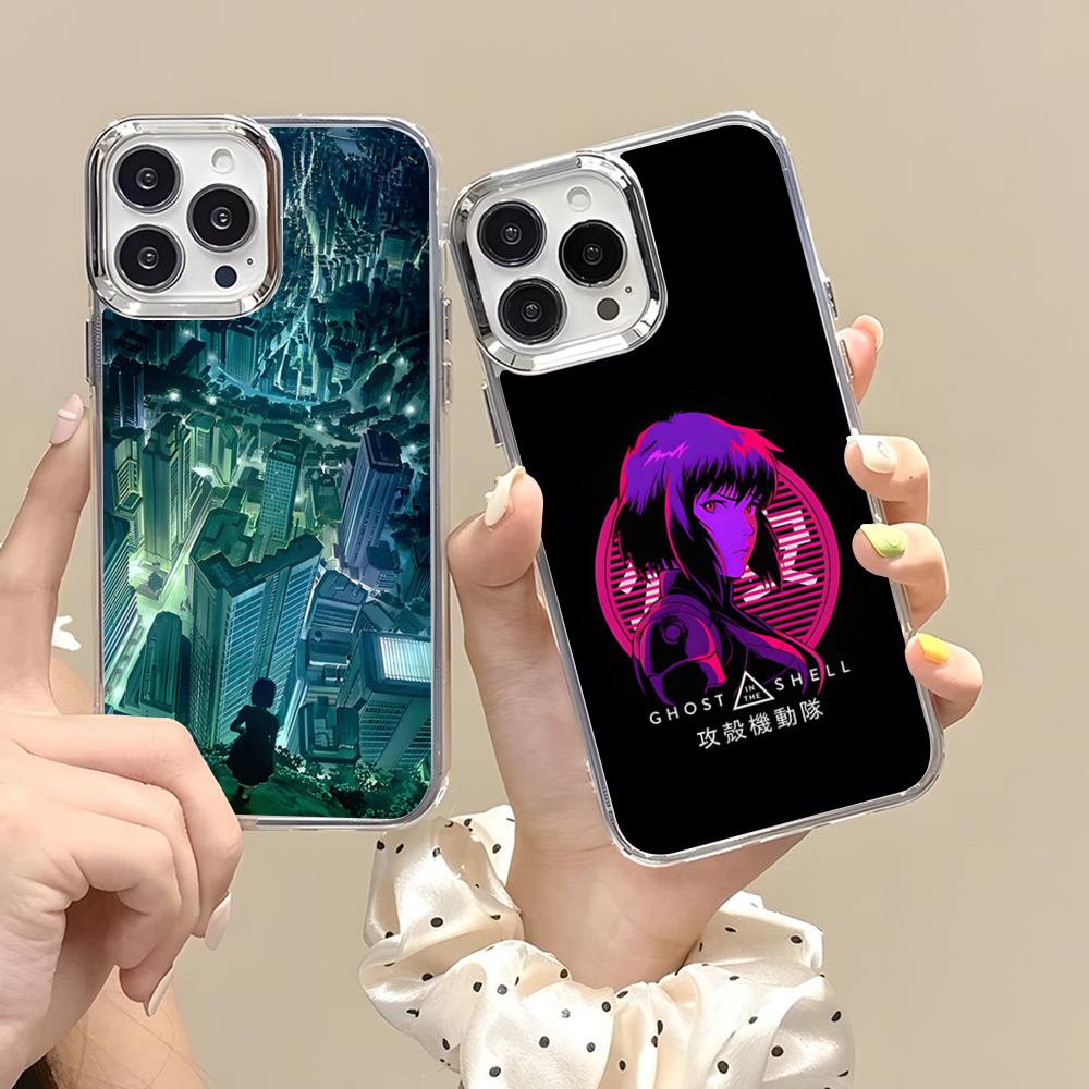G-Ghost In The Shell Phone Case For IPhone 17 Air 16 15 14 13 12 11 Pro Pro Max Plus Transparent Soft Cover