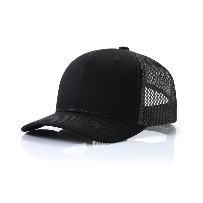 Custom Logo Print Embroidery Microbend Brim Snapback Hats New Adult Casual Acrylic Sports Mesh Hat Women Men Tennis Baseball Cap