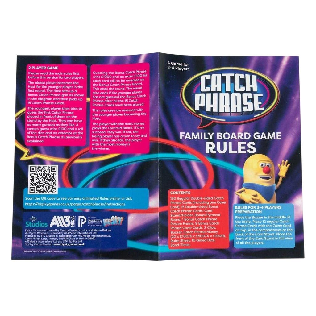Big Sky Games Catchphrase Board Game