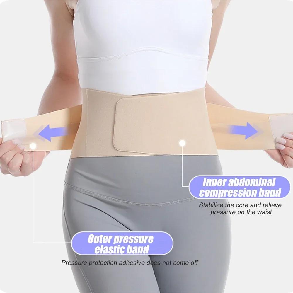 Thin Waist Support Belt For Lower Back Pain Relief, Adjustable Lumbar Support Belt For Sciatica,Scoliosis, Herniated Disc,Unisex
