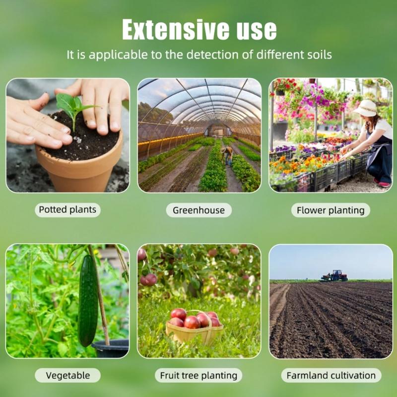 Efficient Single Pin Soil Tester Essential Tool For Garden Enthusiasts Crop Growers Indoor Outdoor Soil Moisture Meter