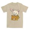 Car Drive Rilakkuma T-Shirt for Men Women Hipster Cotton Tee Shirt O Neck Short Sleeve T Shirt Plus Size Clothing