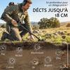 Metal Detector, IP68 Waterproof Coil, LCD, 3 Modes, Shovel