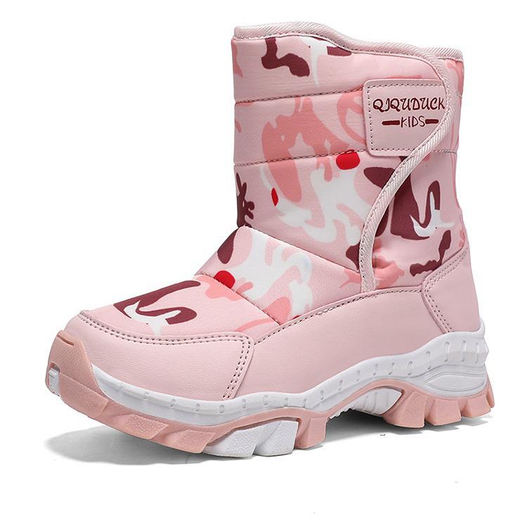 Botas de Invierno para Niños 2024: Algodón Grueso, Garras de Acero, Resistente al Frío para Niños y Niñas