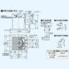 Panasonic (Panasonic) Sada žaluzií ventilátoru do stropu Typ FY-17S7